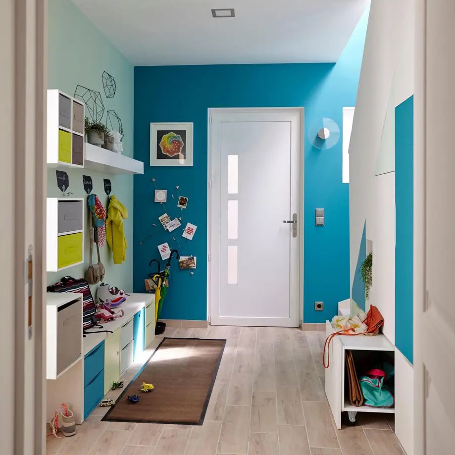 entrée Bleu Turquoise 