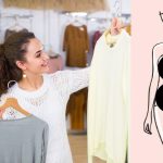Femme Choisit Un Vêtement + Dessin Femme Morphologie En 8