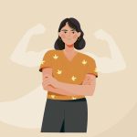 illustration concept de femme forte