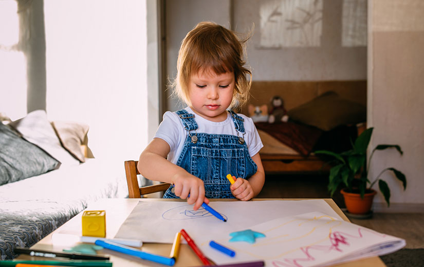 Le Gribouillage Coloriage Enfants