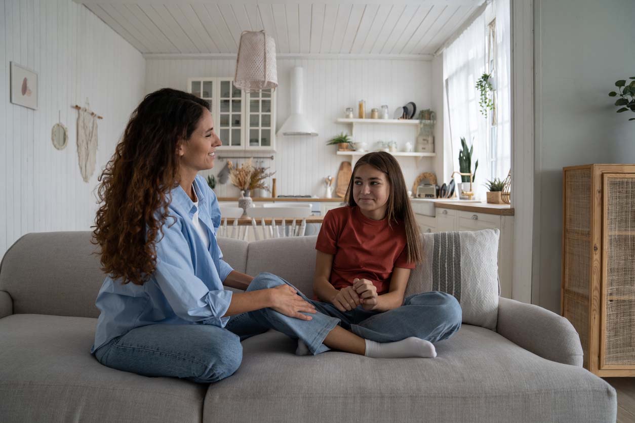 Discussion entre une mère et sa fille