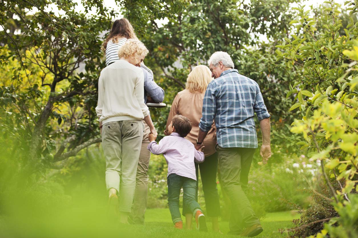 plusieurs génération de la famille