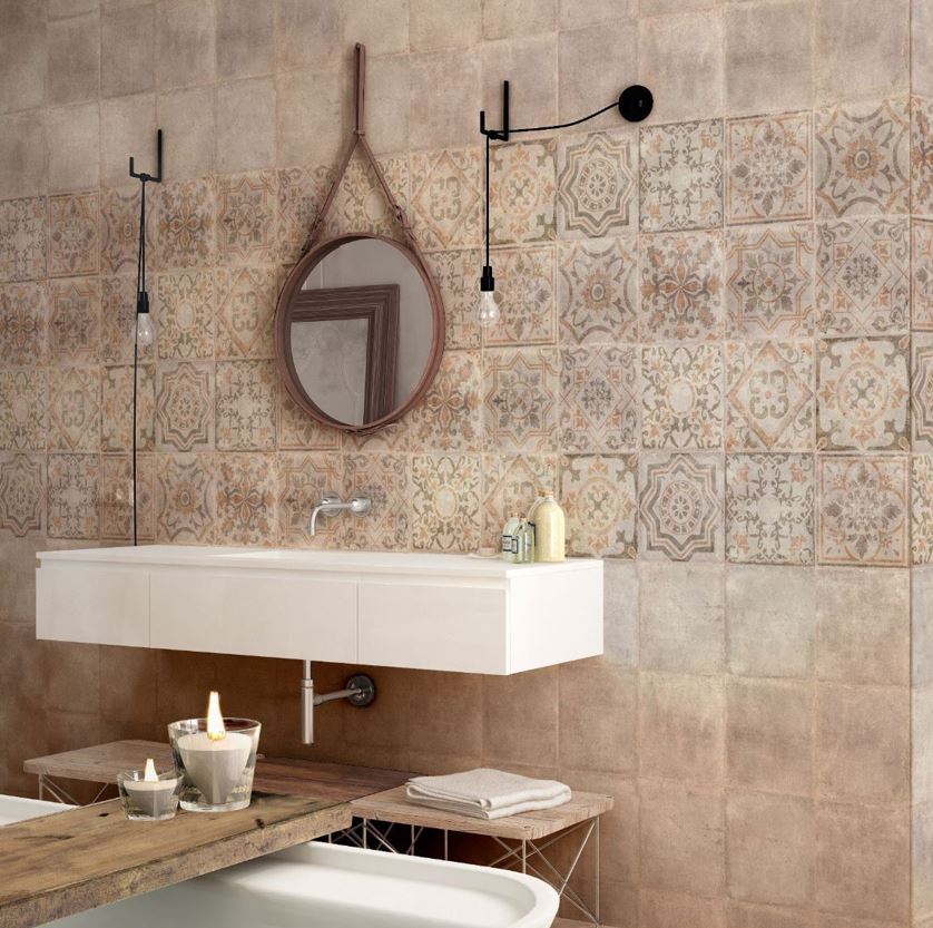 Carrelage Ciment Vieilli Esprit Andalou 