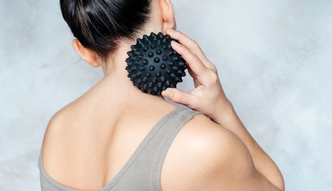 Balle De Massage Exercice Femme Cou