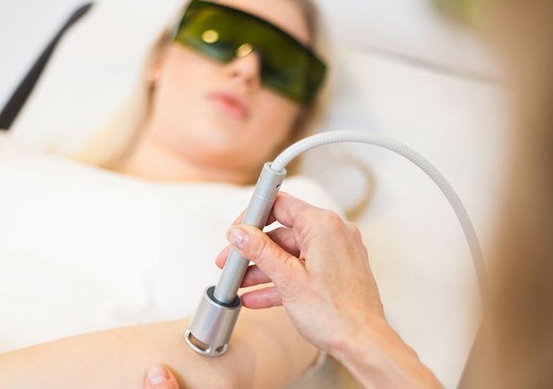 Laserthérapie Sur Une Patiente