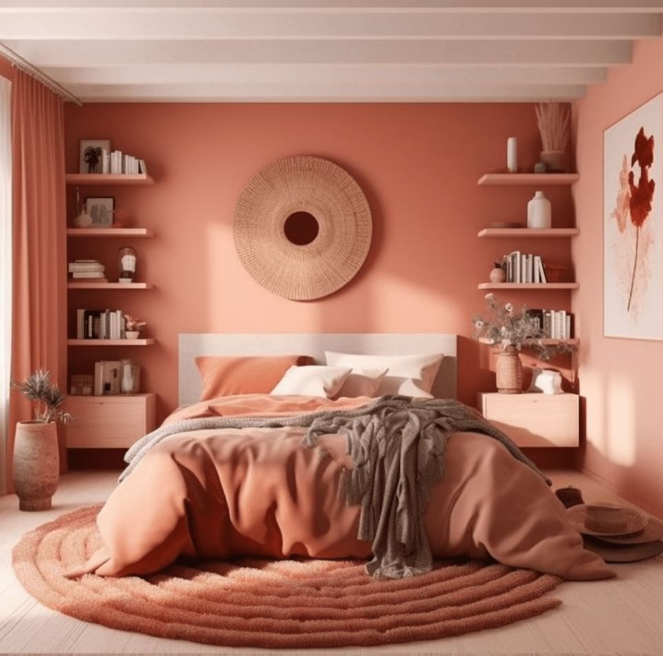 terracotta Et Rose Pâle 
