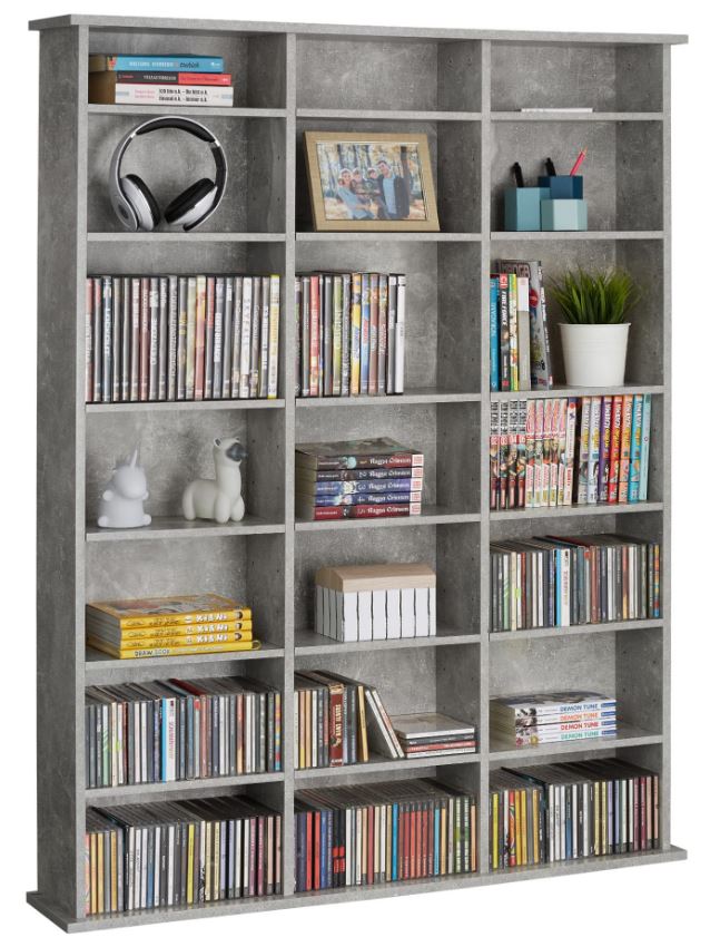étagère Bibliothèque Effet Béton