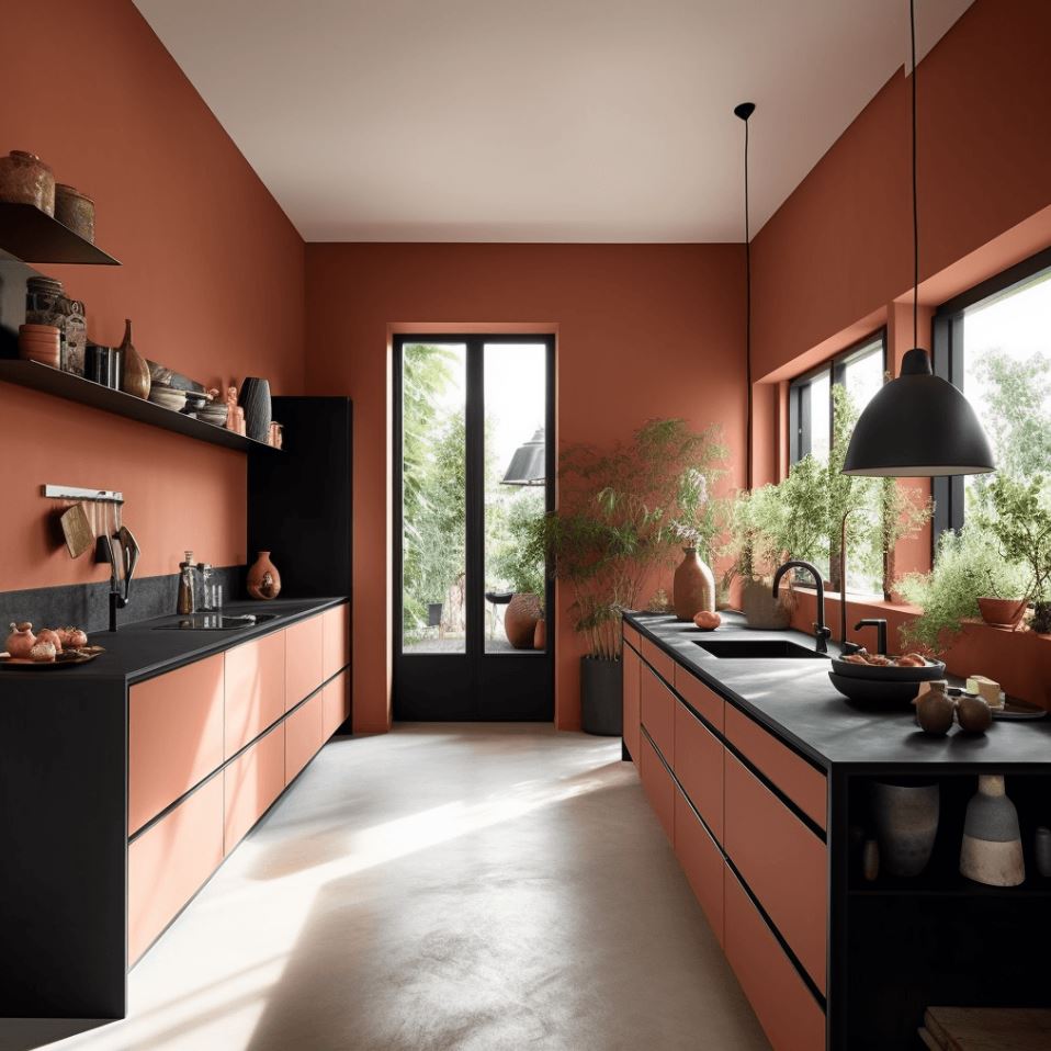 cuisine Total Look Terracotta