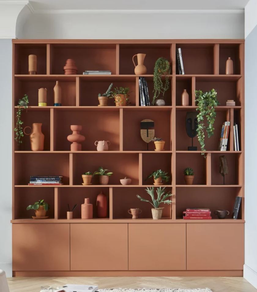 bibliothèque Terracotta