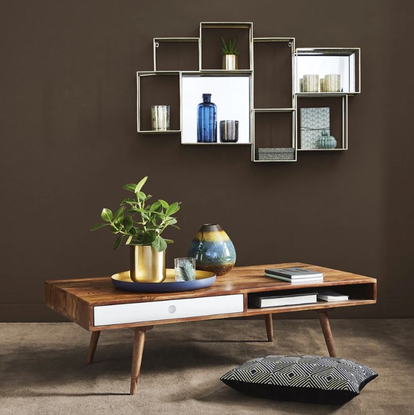 étagère Murale Miroir 