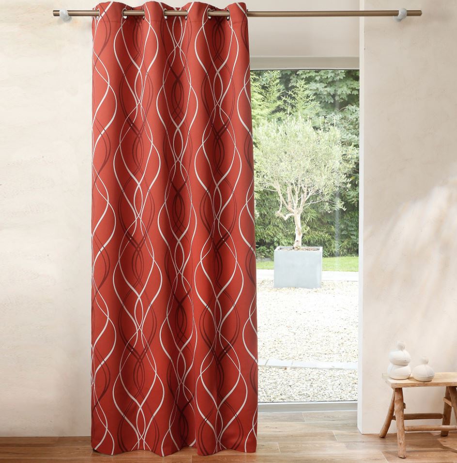 rideau à Motifs
