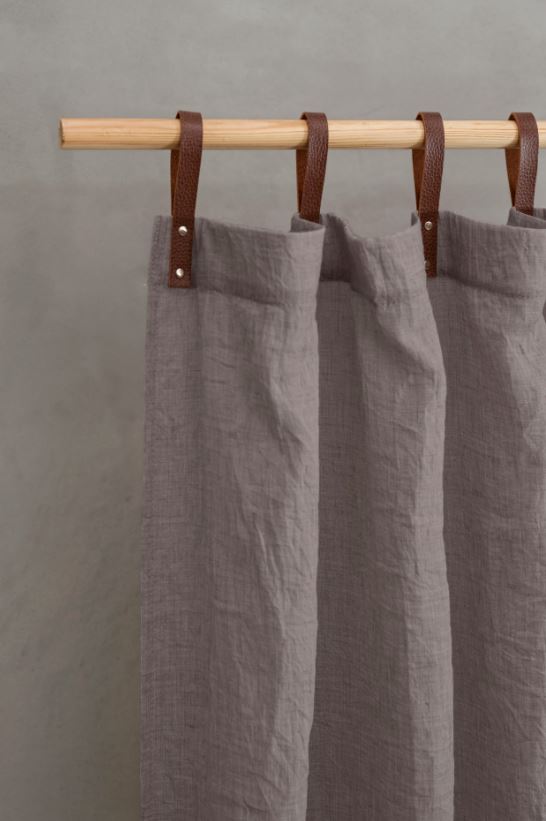 rideaux Finition Pattes De Cuir