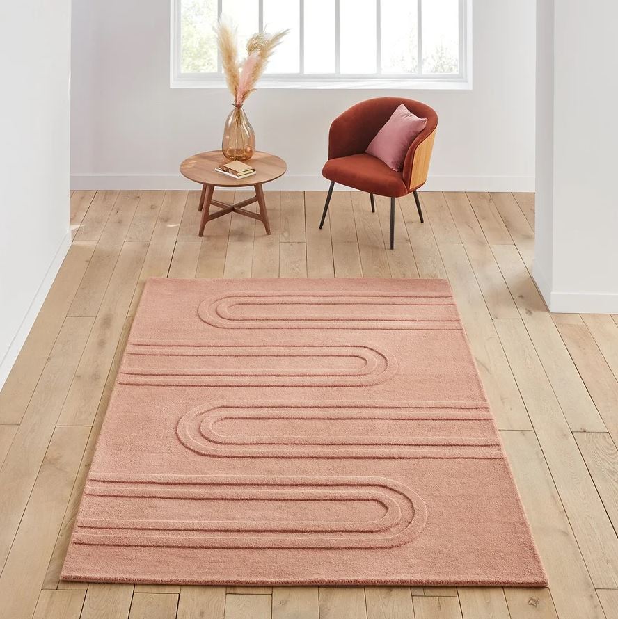 tapis En Laine Terracotta 