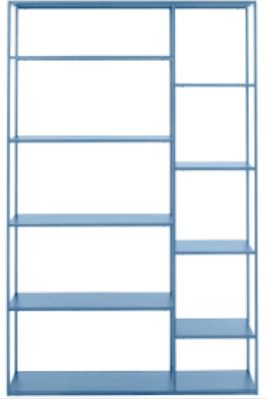 bibliothèque Métal Bleu 