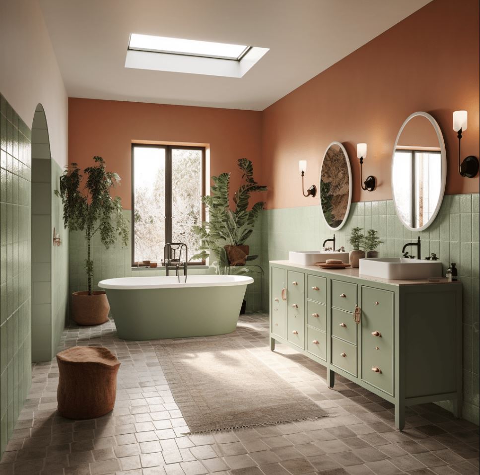 salle De Bain Verte