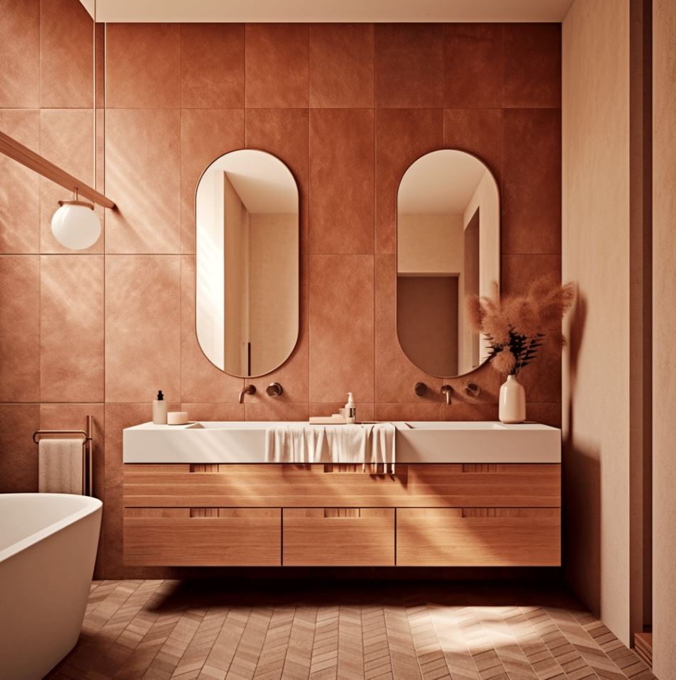 salle De Bain Carrelage Terracotta 