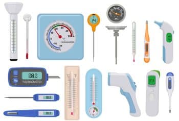 Différents Modèles De Thermomètres Medicaux