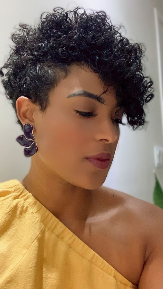 Pixie Cut Afro