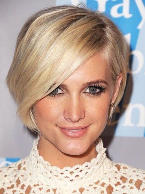 A Line Bob Sur Cheveux Fins Sans Volume Bronde 