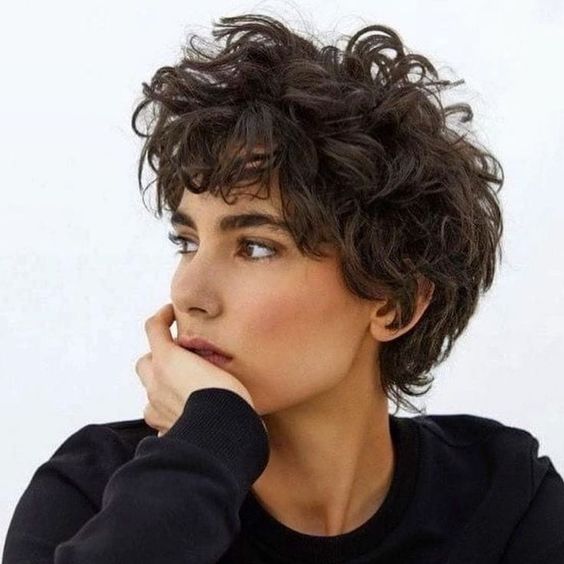  Pixie Cut Froissé 