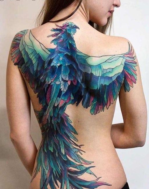 Tatouage Phoenix Graphique