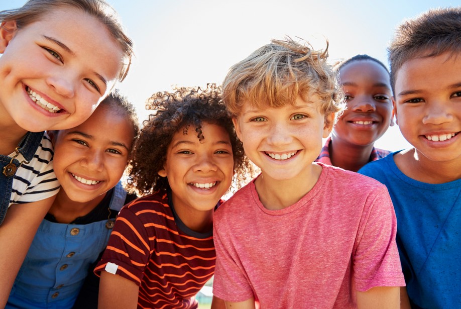 Groupe D'enfants Souriants