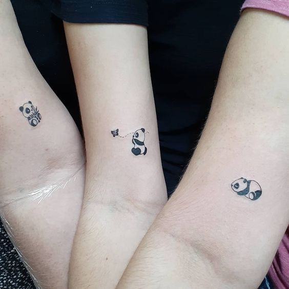 Tatouage Panda Discret Sur Le Bras