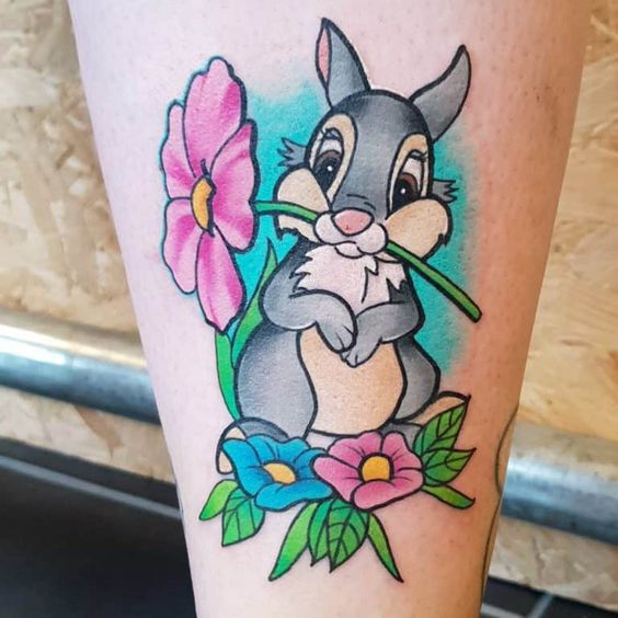 Tatouage Panpan Sur La Jambe