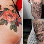 Tatouage Pivoine