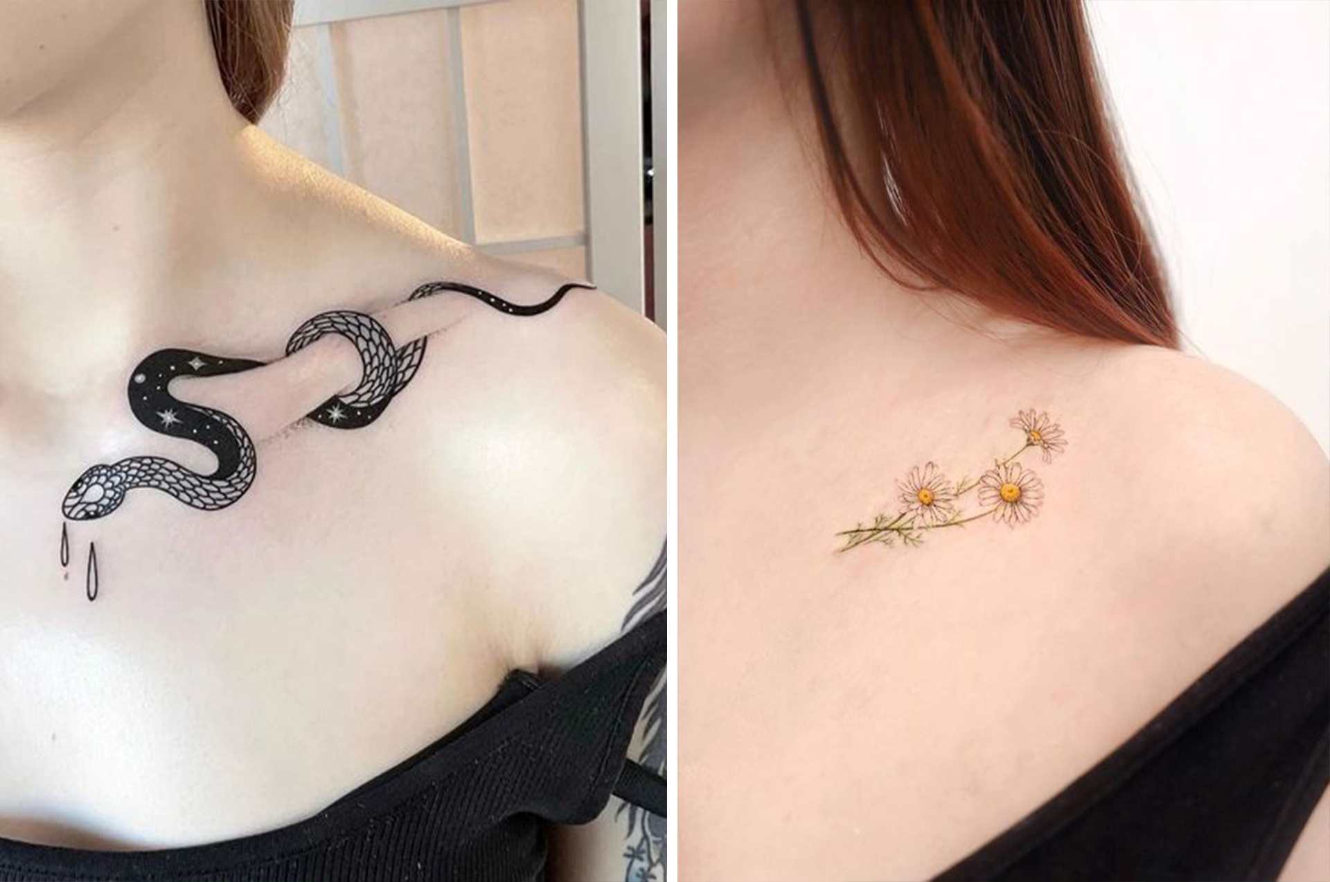 Tatouage Clavicule