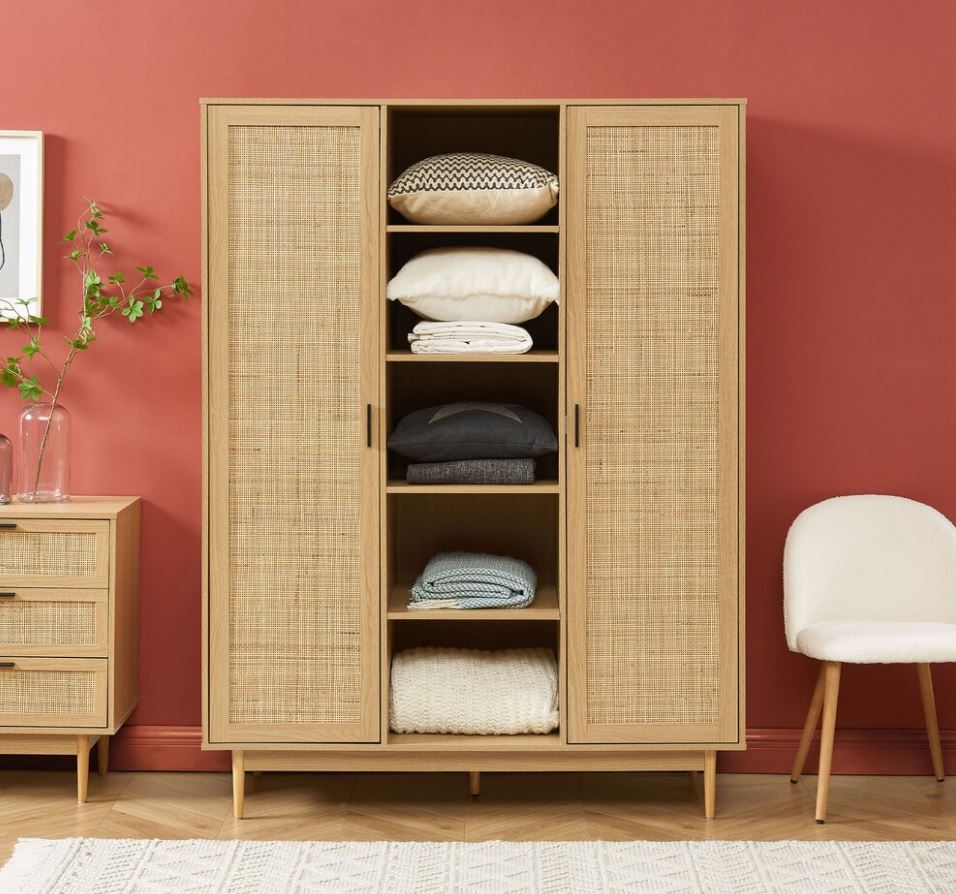armoire Cannage Naturel