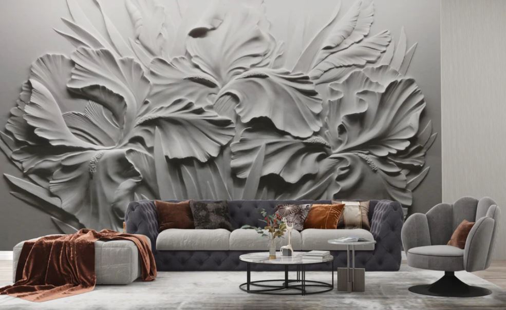 papier Effet Sculpture Sur Plâtre