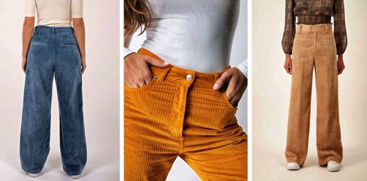 Modele Femme Pantalon Velour Cotele