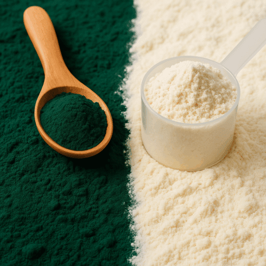 whey à la spiruline