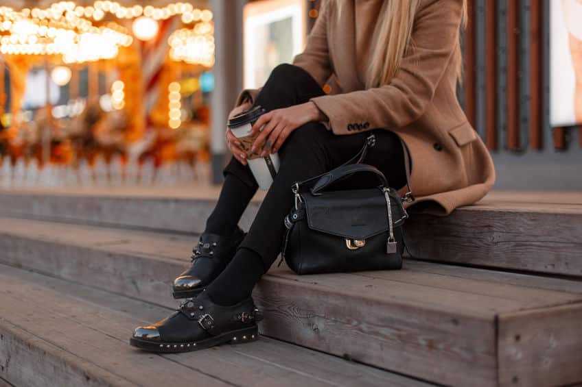 Sac à main en cuir pratique