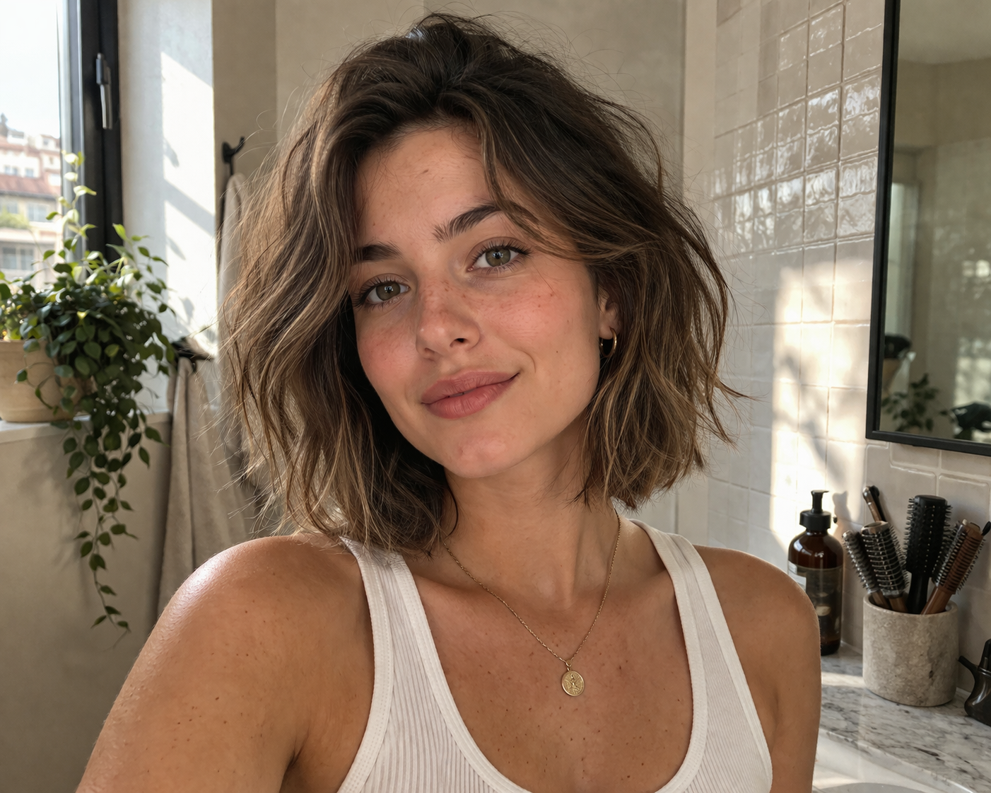 cheveux fins sans brushing